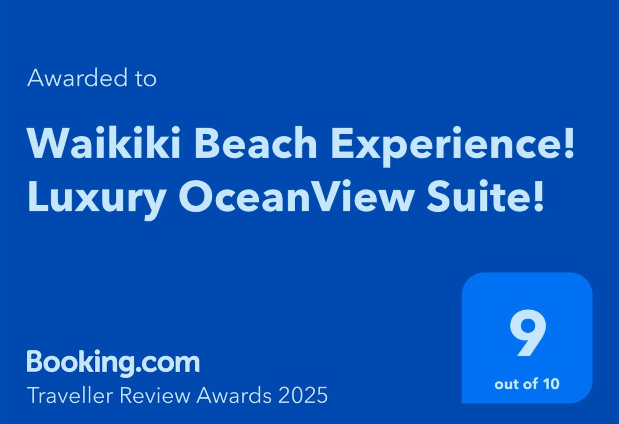 Waikiki Beach Experience! Luxury Oceanview Suite! Honolulu Ngoại thất bức ảnh